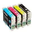 Produktbild: 4x Original Epson T0715 Tinte Patrone für Stylus SX 405 410 415 Blister