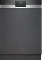 Produktbild: Siemens SN53ES22CE iQ300 Teilintegrierter Geschirrspüler, 60 cm breit, 14 Maßgedecke, aquaStop, HomeConnect, varioSpeed Plus, intensiveZone, dosierAssistent, gebürsteter Stahl