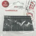 Produktbild: ✅50 Haarnadeln Haarklemmen Nadeln SCHWARZ 4,5cm Haarklammern Klammern Haarspange