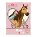 Produktbild: Herding Fleecedecke 130x170cm Spirit Horse Lover Kuscheldecke Rosa Bunt