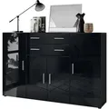 Produktbild: HIGHBOARD Aron Fronten in Schwarz Hochglanz
