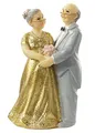 Produktbild: Goldene Hochzeit * Goldhochzeitspaar II * Tortendekoration * Tortenfigur * Tischdekoration
