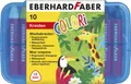 Produktbild: 10 EBERHARD FABER Dreikant-Wachsmalkreide COLORI, 10er Etui