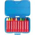 Produktbild: Wachsmalkreiden dreiflächig 8+2 Plastikb