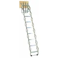 Produktbild: Dolle Alu Fix Bodentreppe Dachbodentreppe Scherentreppe 10 Stufen Stirnbrett