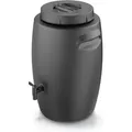 Produktbild: Fass zur Herstellung von organischem Dünger - 55 Liter - Kunststoff Dünger Tank 60 x 38 cm anthrazit - Kompost Behälter Düngerfass Flüssigdünger