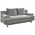 Produktbild: Sun Garden Benfeld Schlafsofa 196x93x92 cm mit Stauraumfunktion und Kissen Grau - Braun