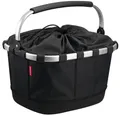 Produktbild: KLICKfix Fahrradkorb Carrybag GT schwarz für Racktime 42x28x33 cm