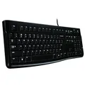 Produktbild: Logitech K120 Kabelgebundene Tastatur für Windows, Spanisches QWERTY-Layout - Schwarz