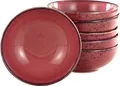 Produktbild: CreaTable Müslischale NATURE COLLECTION, Steinzeug, (Set, 6-tlg), Salatschale, Snackschale, Ø 16,5 cm