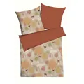 Produktbild: KAEPPEL Autumn Biber Bettwäsche Garnitur Herbst Rehe 135x200cm braun terra