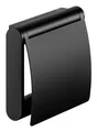 Produktbild: Keuco Plan Toilettenpapierhalter mit Deckel - Schwarz Matt - 14960370000