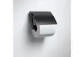 Produktbild: Keuco Toilettenpapierhalter Plan Black Selection (Vormontiert), mit Deckel, schwarz matt, WC-Rollenhalter, pulverbeschichtet
