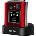 Produktbild: Bea-Fon Fold 10 LTE rot Handy