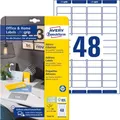Produktbild: 7636-10 Adressetiketten/Adressaufkleber 480 Etiketten mit ultragrip 457x212mm...