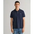 Produktbild: Gant für Herren. 2210 Piqué-Poloshirt Regular Fit Shield navy (XL), Lässig, Baumwolle, Klassisch, Kurzarm, Marine