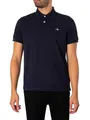 Produktbild: Gant Herren Reg Shield Pique Polohemd, Evening Blue, XL EU