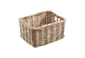 Produktbild: Kobolo Aufbewahrungskorb Rattankorb Kubu grau eckig 40x30x20 cm