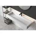 Produktbild: Aufsatzwaschbecken Bernstein Pb2079 Mineralguss 120x46x13cm Weiß Matt
