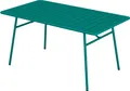 Produktbild: Gartentisch 160 cm lang aus Metall - Meeresblau - MIRMANDE by MYLIA