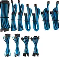 Produktbild: Corsair Premium individually sleeved pro kit (Type 4, Generation 4) - Stromkabelkit - Schwarz, Blau (CP-8920228)