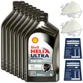 Produktbild: 7 Liter original Shell Helix Ultra Prof. AG 5W30 Motoröl 550040557 ACEA C3 SET