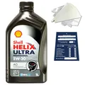 Produktbild: 1 Liter original Shell Helix Ultra Prof. AG 5W30 Motoröl 550040557 ACEA C3 SET