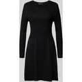 Produktbild: Only Leicht ausgestelltes Strickkleid aus Viskose-Mix Modell 'ALMA' in Black, Größe L