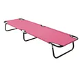 Produktbild: vidaXL Gartenliege Klappliege Stahl Rosa, 1 St.