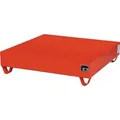 Produktbild: Auffangwanne 230l L1200xB1200xH285mm Stahlbl.o.Gitterrost feuerrot