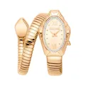 Produktbild: Just Cavalli Analoge Quarzuhr für Damen mit Edelstahlarmband JC1L357M0025, Champagner, Mode