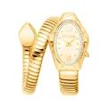Produktbild: Damenuhr JUST CAVALLI SIGNATURE JC1L357M0025 Edelstahl Golden Schlange