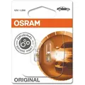 Produktbild: OSRAM Original 12V 1,2W Glassockel Doppelblister Glühlampe, Leseleuchte,Glühlampe, Instrumentenbeleuchtung,Glühlampe, Handschuhfachleuchte,Glühlampe,