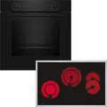 Produktbild: Neff BX18B - Backofen & Elektrokochfeld mit 5 Jahre Garantie, B1DCA0AK0 & T18SDH9L0, Mit Rahmen aufliegend, 80 cm