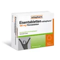 Produktbild: EISENTABLETTEN-ratiopharm 100 mg Filmtabletten 100 St.