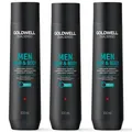 Produktbild: Goldwell Dualsenses Men Hair & Body Shampoo 3x 300ml Set