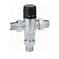 Produktbild: Caleffi CA Thermomischer einstellbar, verchromt 3/4Zoll 30-65 Grad C 521500
