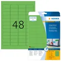 Produktbild: HERMA Etiketten A4 gr?n 45,7x21,2 mm Papier matt 960 St.