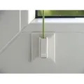 Produktbild: Klebeplatten mit Klemmschuh Spannschuh, weiß, 1x 4 Stück, inklusive Reinigungstuch, Montage von Plissees ohne Bohren am Fensterrahmen - Weiß
