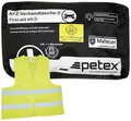 Produktbild: Petex 43939704 Plus schwarz DIN 13164:2022 inkl. Warnweste gelb EN 20471 Verbandtasche Inkl. Warnweste Pkw, Wohnmobile, Van, SUV