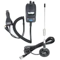 Produktbild: CB-Funkgerät TTi TCB-H100 + PNI ML29 CB-Funkgerät Antenne mit Magnetfuß, CB-Handfunkgerät mit Scan-Funktion, 4 Watt AM/FM mit Magnetfuß