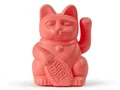 Produktbild: Donkey Products Dekofigur Lucky Cat Solar Winkekatze neon orange 6,5cm
