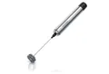 Produktbild: Arendo Milchaufschäumer Handmilchaufschäumer elektrisch, Stab mit Einzel & Dualquirl, Edelstahl Milk Frother mit Standhalterung, Batteriebetrieb 13100 U/min