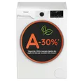 Produktbild: Hotpoint Ariston HB 123 Care It – Waschmaschine, 12 kg, freistehend, Frontlader, 1400 U/min, Klasse A-30%, PetHair Care, FabricCare, ColorCare, SteamCare, Fleckschutz – Weiß 84,6 x 59,8 cm