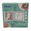 Produktbild: Baby Bilderrahmen Gipsabdruck Set Abdruckset für Hand o. Fuß Handabdruck Foto✅