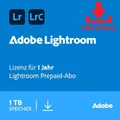 Produktbild: Adobe Lightroom CC 1 TB (1 User - 1 Jahr) ESD Bild Video Audio Key Download