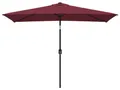 Produktbild: vidaXL Sonnenschirm mit Metall-Mast 300x200 cm Bordeauxrot