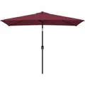 Produktbild: vidaXL Sonnenschirm mit Metall-Mast 300x200 cm Bordeauxrot 44503