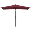 Produktbild: vidaXL Sonnenschirm mit Metall-Mast 300x200 cm Bordeauxrot