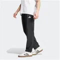Produktbild: adidas Sportswear Sporthose ESSENTIALS SMALL LOGO OPEN-HEM STANFORD für vielseitige Aktivitäten im Alltag und beim Sport, aus Polyester schwarz S
